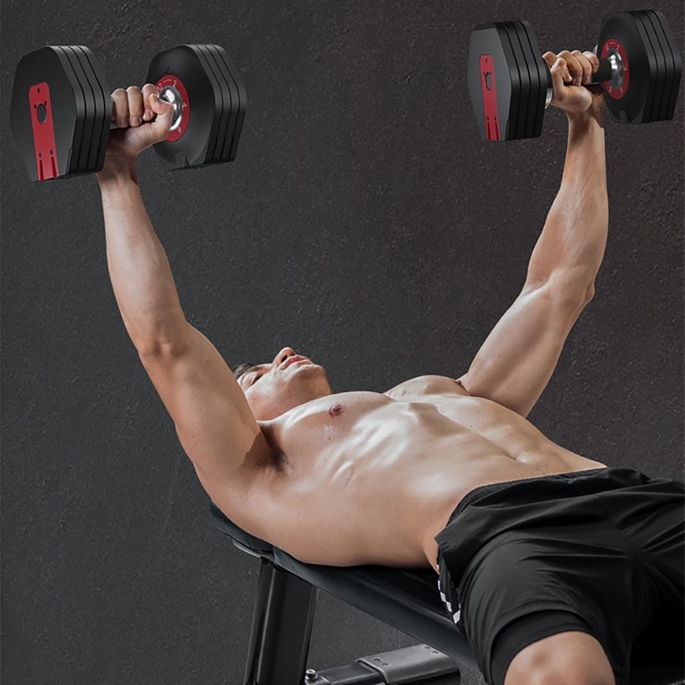 Gym Used Factory Supplied Cheap Hex Rubber Dumbbell