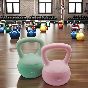 5-50lbs Free Weight Gym Equipment Kettlebell Custom logo Gym Power Training Weight Lifting 30kg Vinyl Kettlebell
