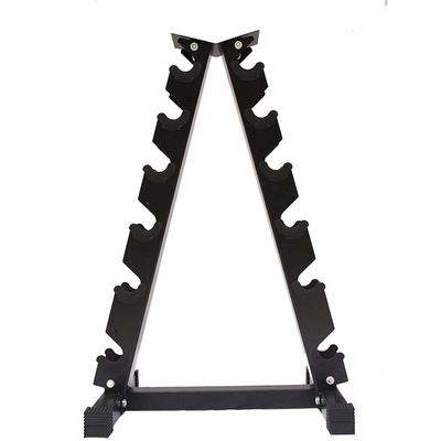 Dumbbell Rack Stand Only, 6 Tiers A-Frame Weight Rack for Dumbbells, Steel Dumbbell Holder Weight Stand for Home Gym Space Saver