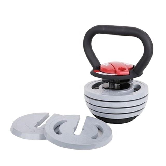 Gym Weightlifting Adjustable Cast Iron Kettlebell Factory Direct Selling 20LB 40LB Power Training Kettlebell Set