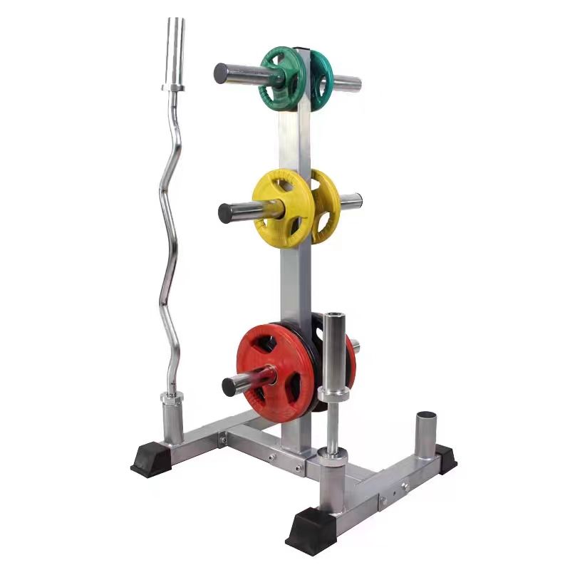 Best Quality Fitness Equipment Triangar TWO-Layer Dumbbell Rack Barbell Storage Rack Made Steel Dumbbell