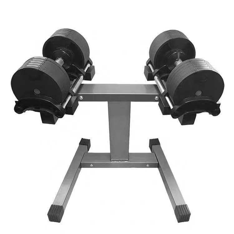 Multi Gym Set Fitness Adjustable Cast Iron Body Badjustable Dumbbells Intelligent Quick Adjustment Dumbbells 20kg32kg