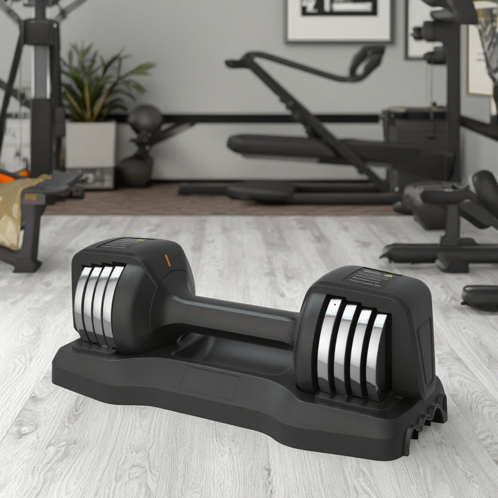 Snode Adjustable Dumbbells 25lbs 12.5lbs Electroplating Matte, Customizable logo Can Help Clients Design Advertisements