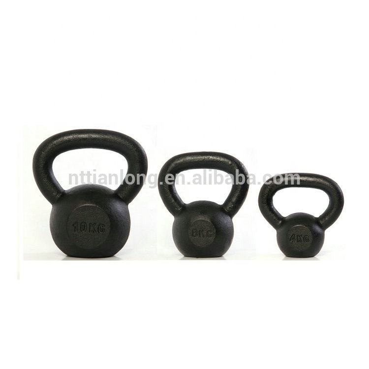 Reapbarbell Gym Fitness Equipment 1kg Cast Iron Used Kettlebell with Grip Handles