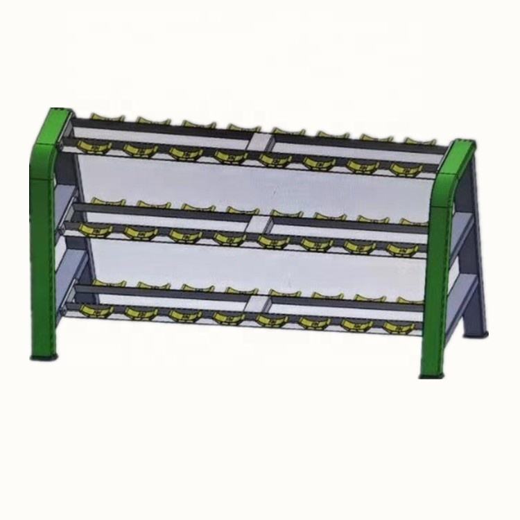 High Quality Equipment Fitness Professional Strength Training Double Layer Dumbbell Rack