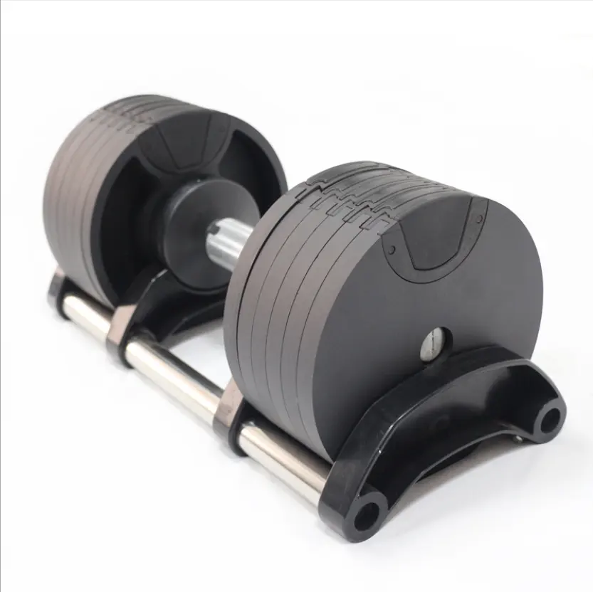 Core Fitness Adjustable Select Tech Bulk Buy Quick Lock Dumbbell Round Weight Dumbbell Set Box 40 kg Selectable Dumbbells