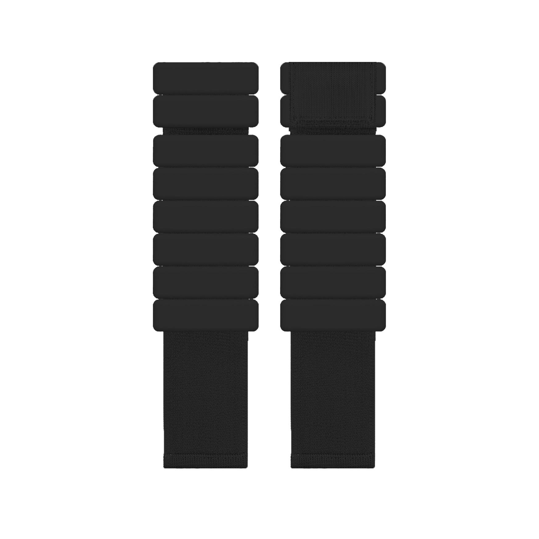 Gym Fitness Heavy Black Ankle Weights Silicone Steel Wrist Weighted Bangle Free Weights Accessories for Yoga Pilates Studio