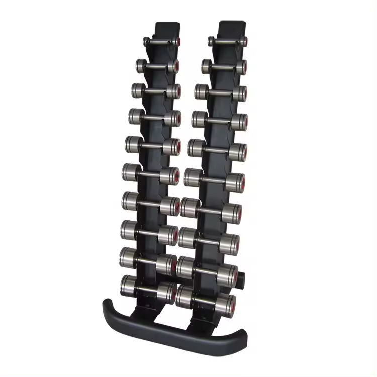 TELLUS Custom 10 Set Pair Hex Dumbbell Storage Rack Stand Vertical Dumbell Rack