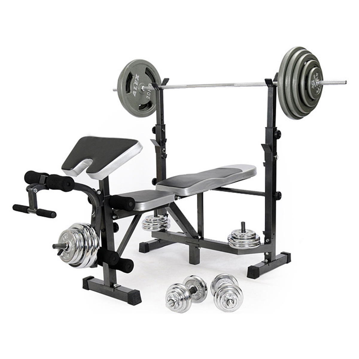 Factory Wholesale Commercial Training Gym Multi Adjustable Dumbbell Weight Lifting Gym Multi Bench Press