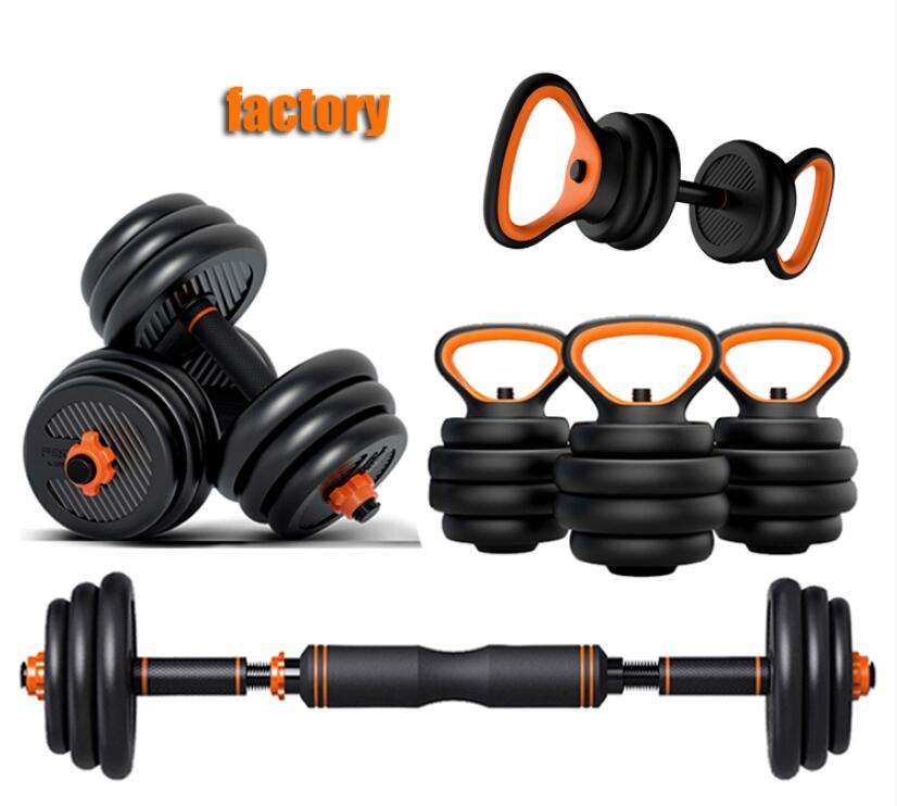 Fitness Equipment Women Adjustable Gym Free Weights Hex Rubber Dumbbells Set