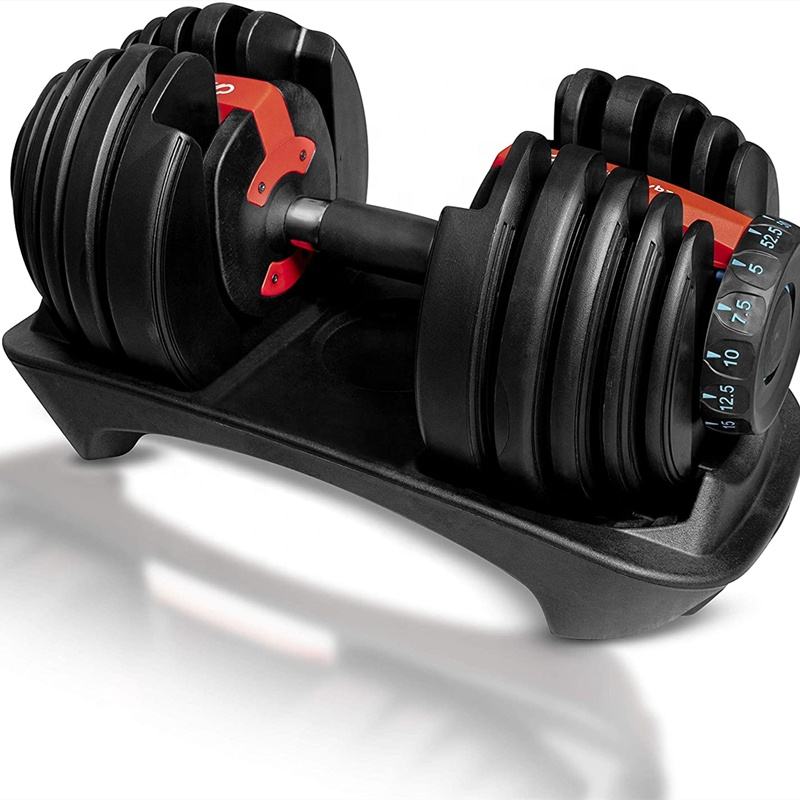 Home Gym Pesas Digital Adjustable Dumbles Weight Lifting Dumbbells 24kg 52.5lbs