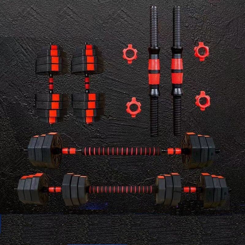 36kg Weight Control Adjustable Dumbbells Set Cheap 80lb Cast Iron Dumbbell Adjustable Dumbbell 4kg Increments for Home GYM