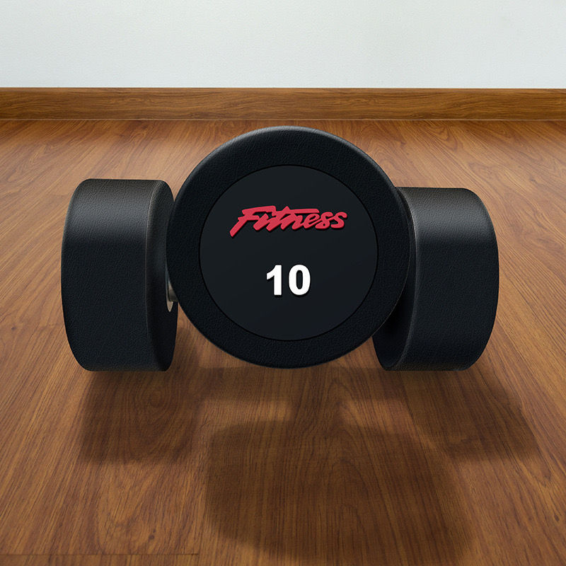 Top10 Commercial Sports Gym Black Rubber Coated Hex Dumbbell Set 10 lb Most Popular for Arm Workout
