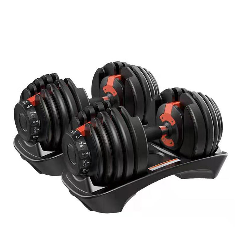 24KG 40KG 90lbs Home Strength Bodybuilding Fitness Equipment Workout Free Weights Lifting Gym Adjustable Dumbbells