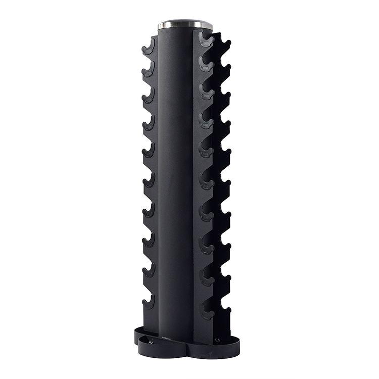 Chinese Factory Directly Hot Sale 10 Pair 3 Tier Dumbbell Storage Rack Stand Tree Hex Dumbbell,Round Dumbbell Vertical Rack