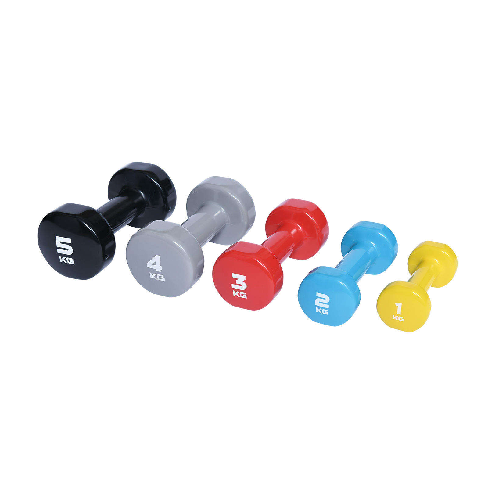 Gym Used Factory Supplied Cheap Hex Rubber Dumbbell