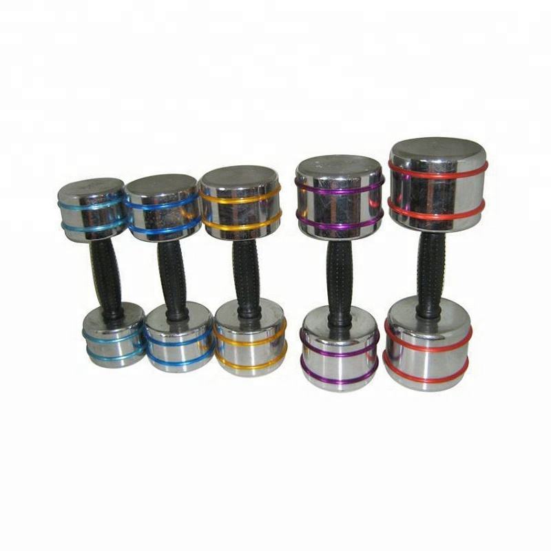 Custom Logo Fitness Dumbbell Set 0.5kg-10kg Non-Slip Neoprene Cover with Cast Iron Hexagonal Shape Dumbbell Weight Set