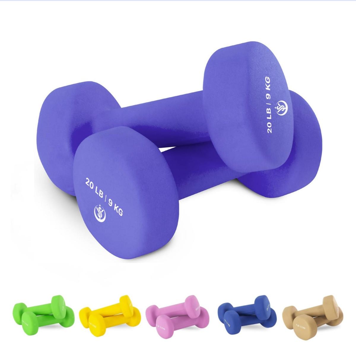 Gym Heavy Dumbbell Sets 5LB To100LBS Dumbbells Rubber Coated Hex Dumbbell Hand Weight Set