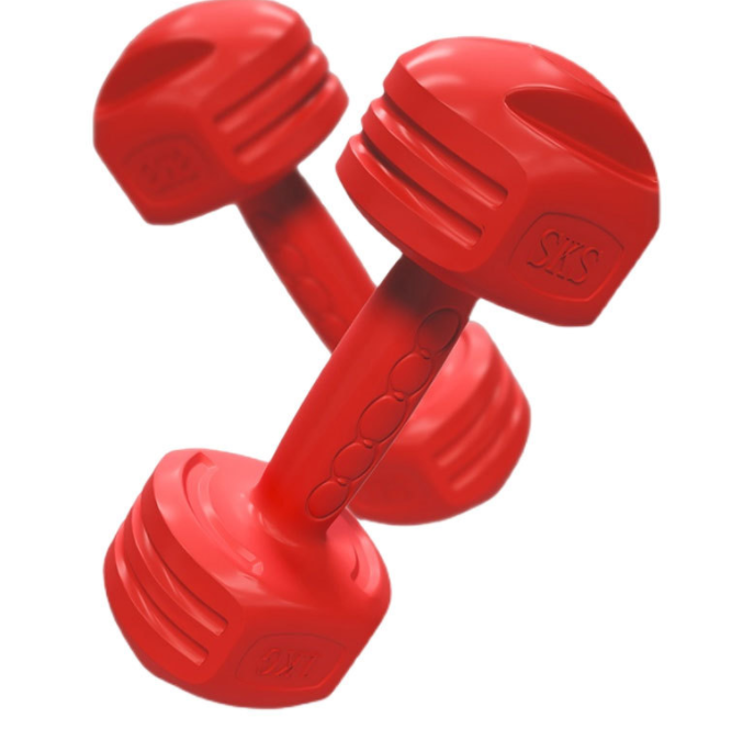 Wholesale Cheap Gym Equipment Used Custom Buy Pvc Coated Pink Hex Hexagonal Dumbbells