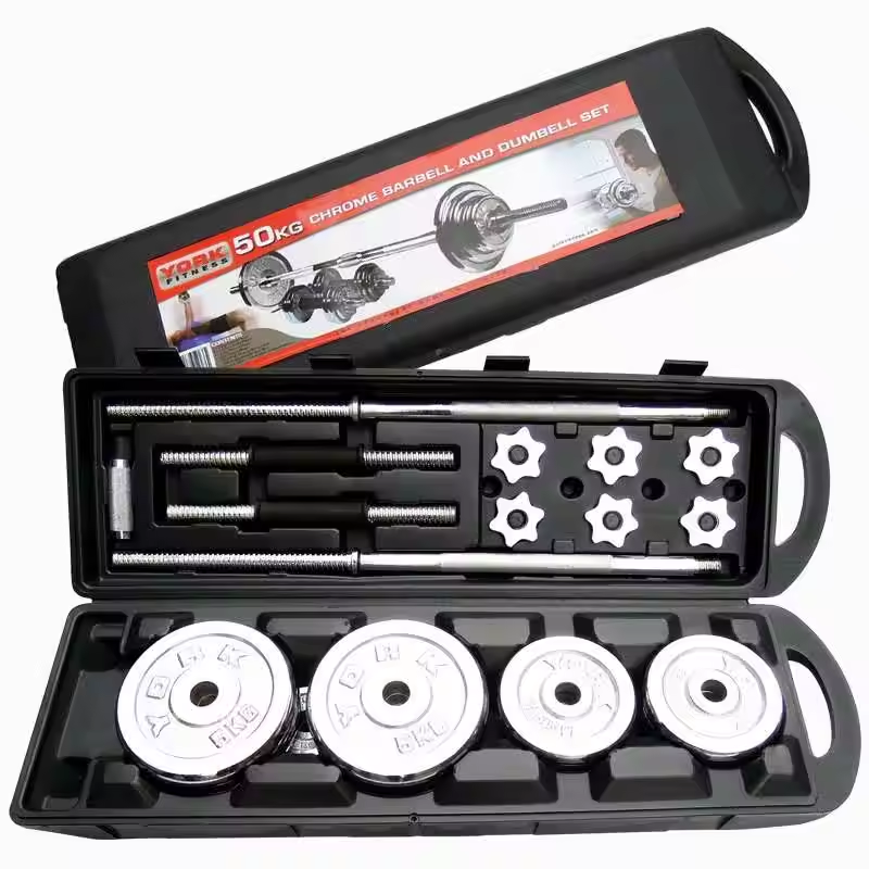 Whole Sale Dumbbell Set Iron Cast Dumbbells with Customized Logo for Home Gym Multi-functional Dumbbell Barbell Set