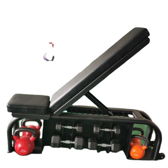 Adjustable Multifunction Weight Bench With Weights and Bar Set Dumbbell Press Home Gym Free Weight Equipment Squat Rack