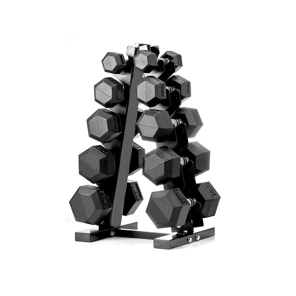 Black Durable Unisex Commercial Gym Equipment Spare Parts Fitness Dumbbell 50kg Set with Rack 50pcs CN;JIA