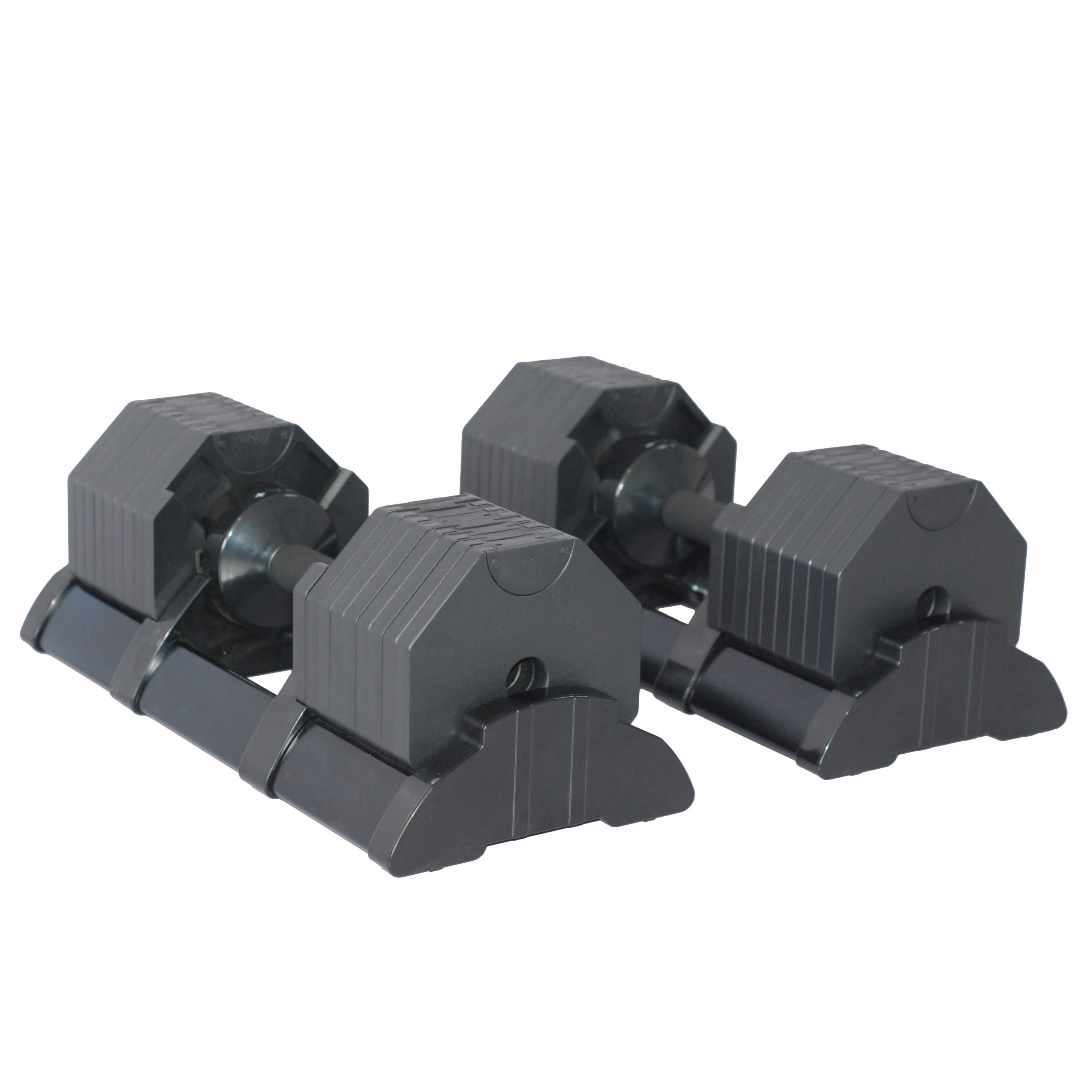 32KG New Style Gym Adjustable Dumbbells Fitness Equipment Octagonal Dumbbell Barbell Set for Home Use (OEM Color)