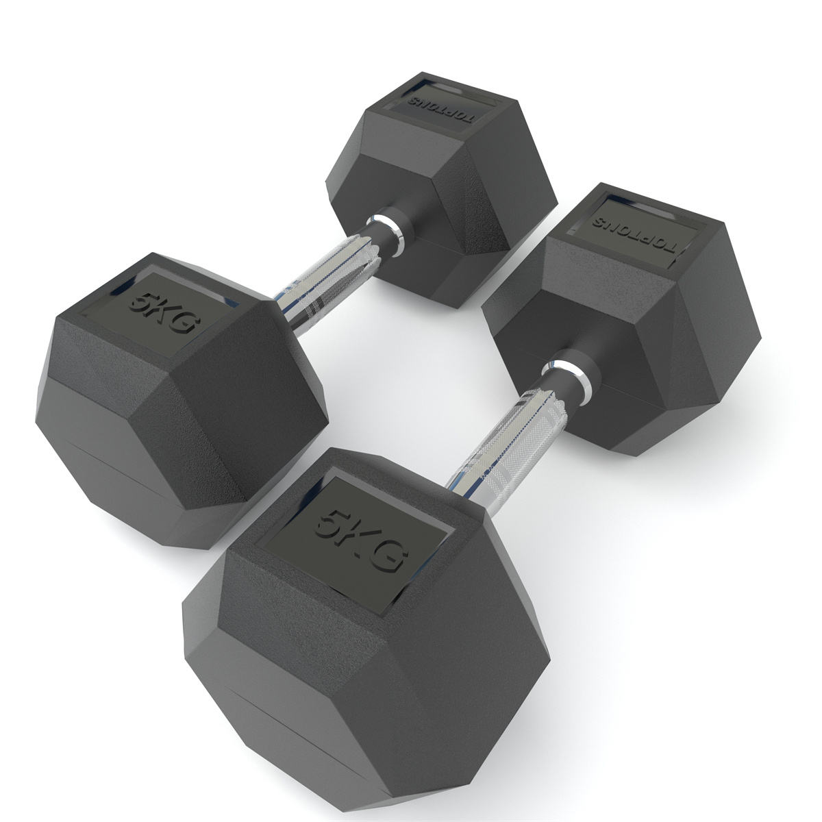 2 3 5 10 20 30 50 80 100 200 lb Full Weights Set Metal Steel Rubber Hexagon Dumbbells