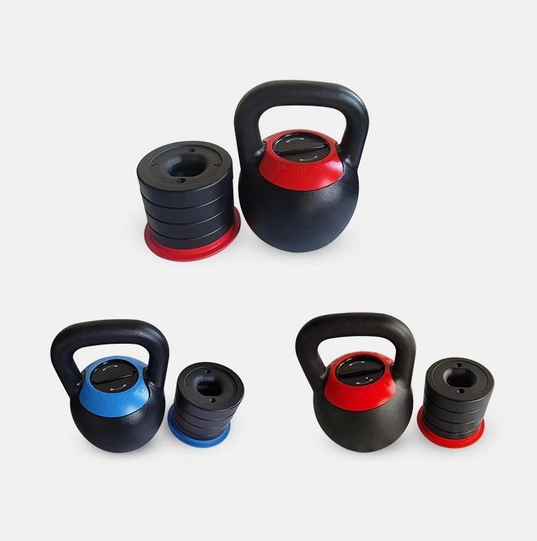 Hot Sale 5 in 1 Adjustable Kettlebell Gym Equipment Cast Iron Fitness Weight Lifting Adjustable Kettlebell