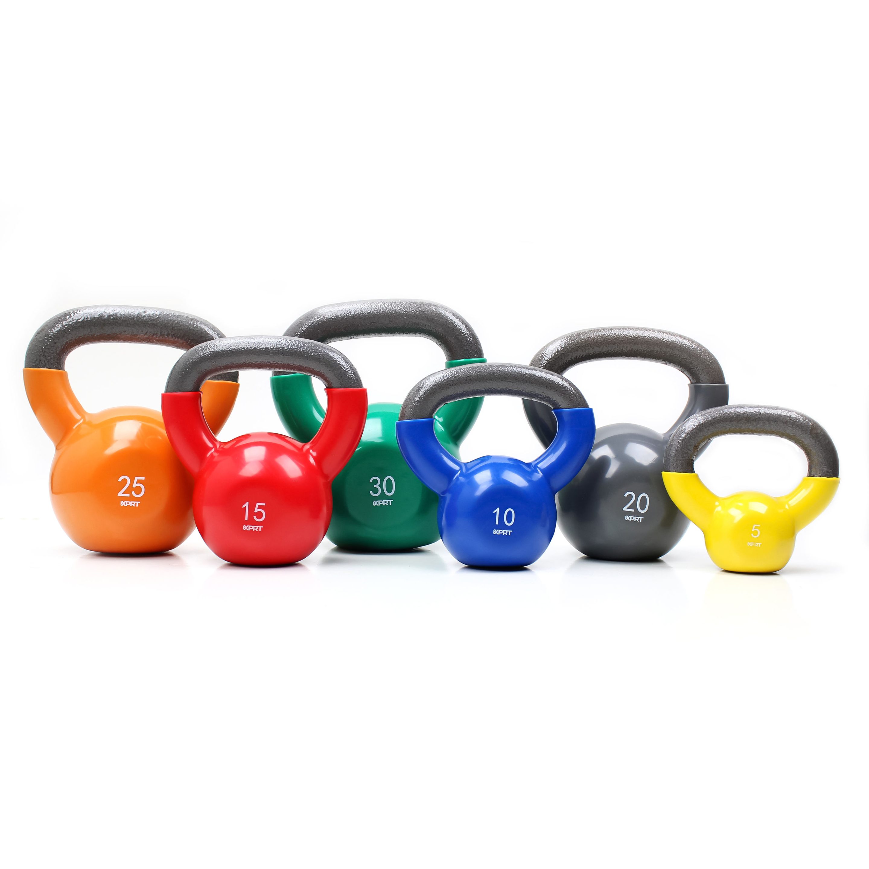 Fitness Training OEM Customized Logo Powder Coated Iron Cast Kettlebell Competition Kettlebell Set