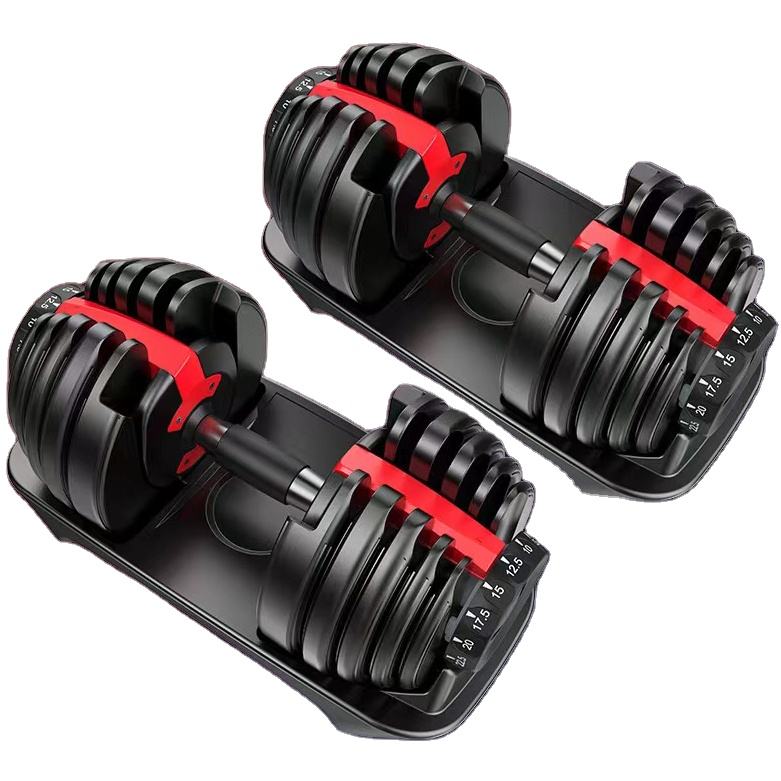 ZJFIT WholesaleFree Weights Body Building Custom logo 24kg 40kg Adjustable Weights Dumbbell Sets