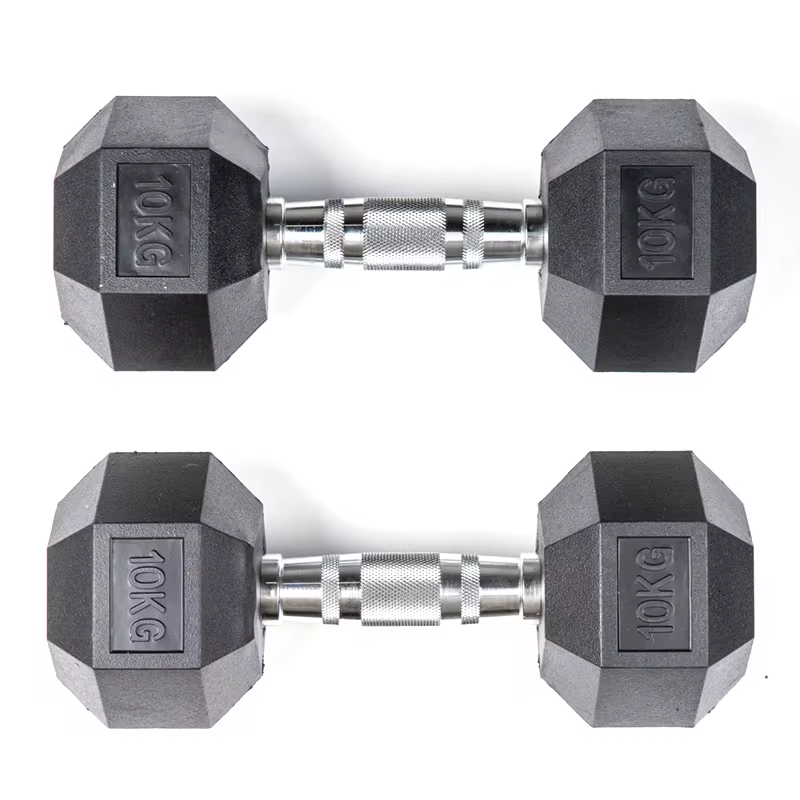 Vigor Weight Lifting Rose Golden Chrome Steel Dumbbells Handle With Foam Handle Women Gold Dumbbell