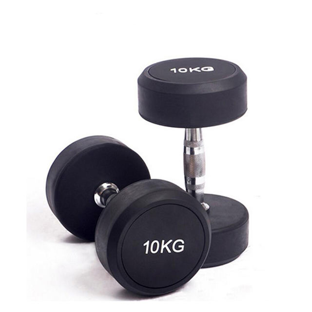 Wholesale Home Custom Logo Gym Fitness Equipment Pounds Dumbles Hex Dumbbell Weights Set Cheap Rubber Hexagon Cast Iron Black