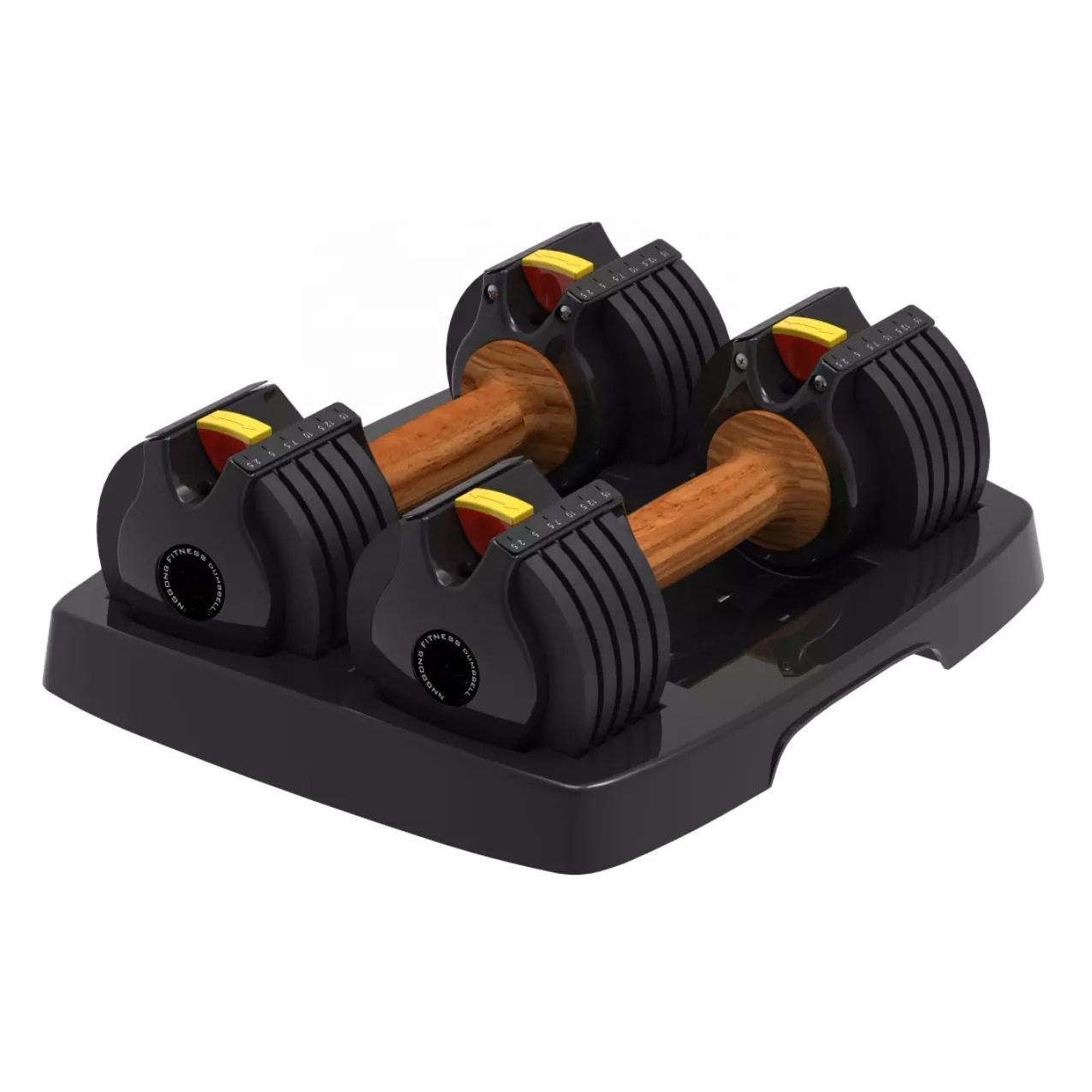 Premium Adjustable Gym Dumbbell Set Body Building Competition Fitness Equipment With Free Weights Iron & Rubber Dumbbell Rack