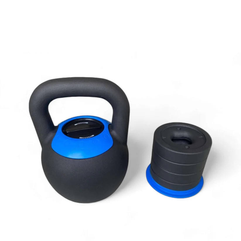 40lb/16kg/24kg Adjustable Kettlebell 5 Weights in 1 Cast Iron Adjustable Kettlebell Dumbbell Set