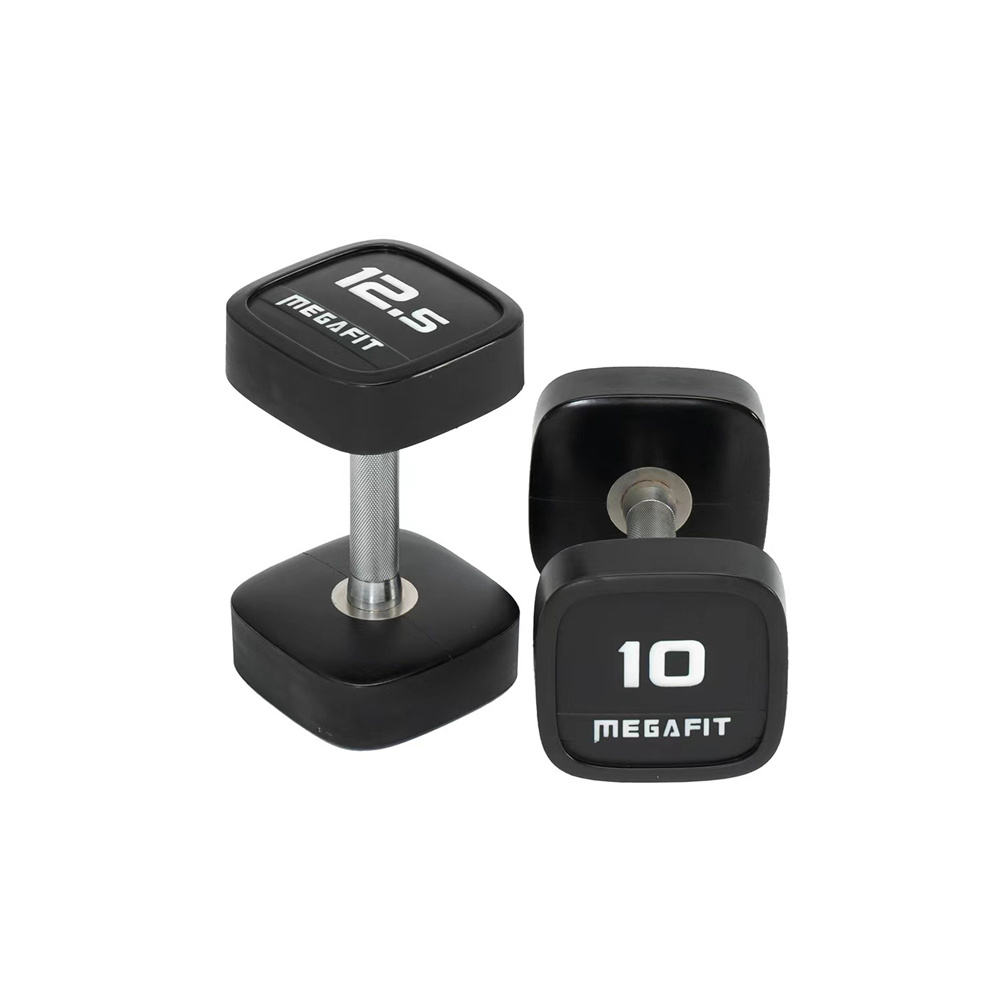 TOPTONS Full Set Black PVC Coated Hex Dumbbells Free Design Fitness Equipment China Wholesale Weight Lifting