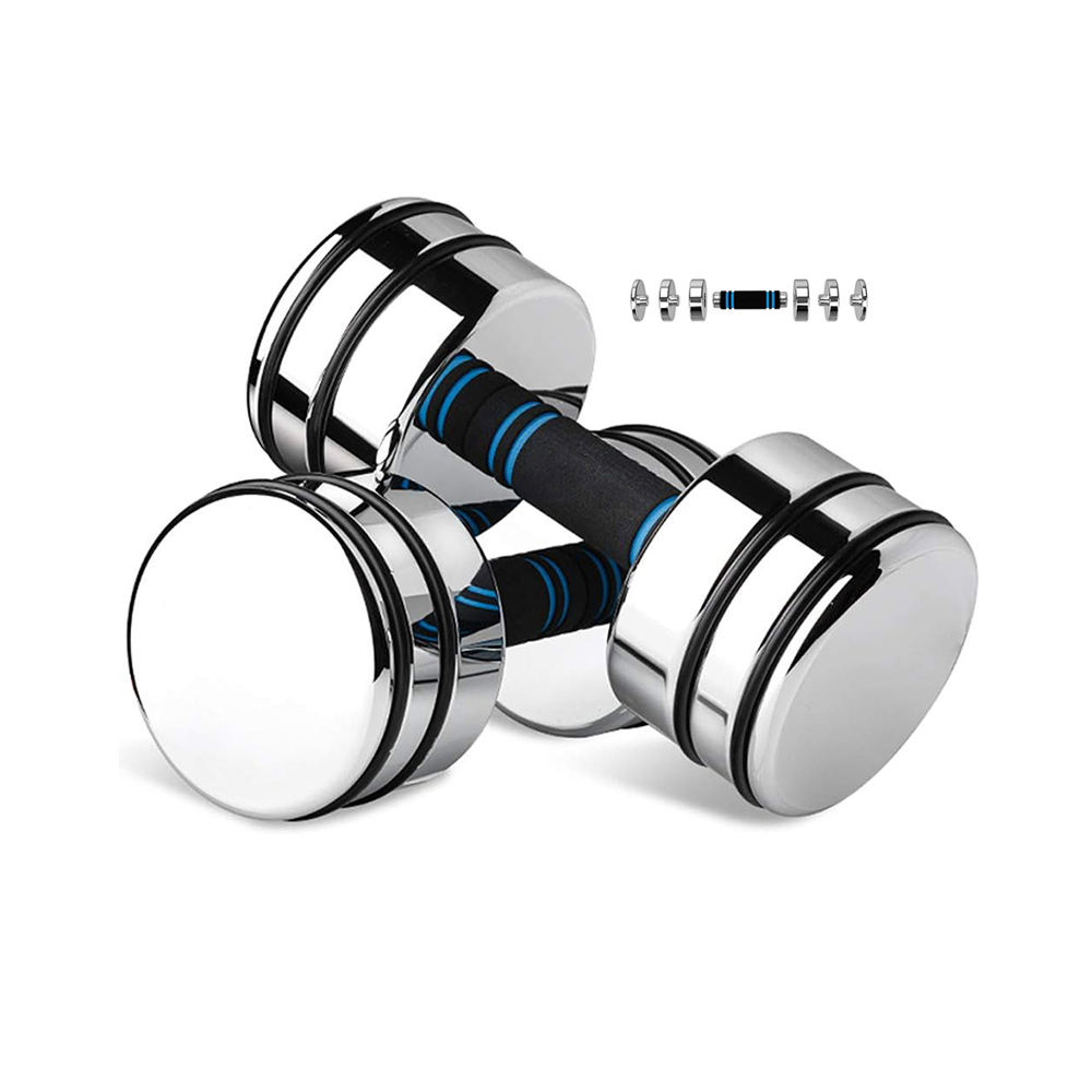 OEM Hot Sale Custom Weight Lifting Cheap Round Paint Barbell Dumbbell Handles Sales 20Kg Adjustable Dumbbell Set Cement Dumbbell