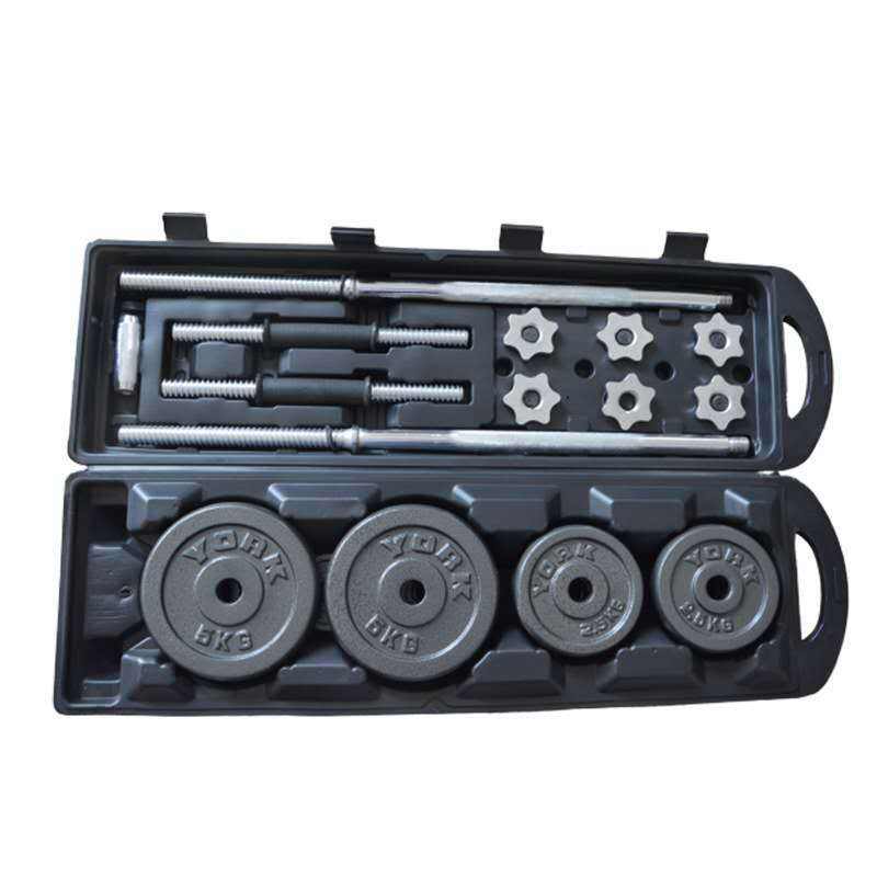 Cheap Price 20/30/50kg Adjustable Dumbbell Gym Equipment Barbell Black Painting Adjustable Dumbbells Sets