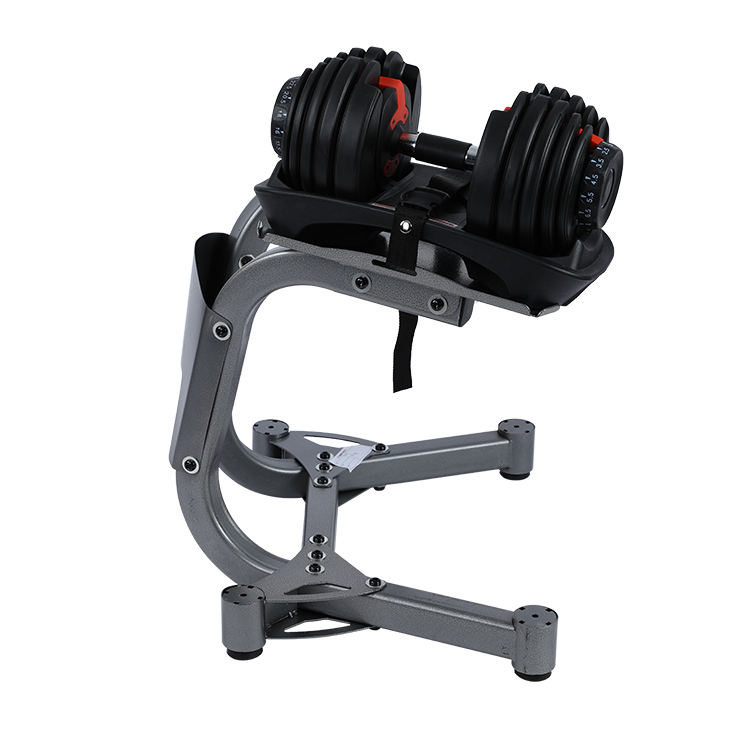 Wavar Commercial Home Gym Adjustable Dumbbell Rack Stand Durable Metal Dumbbell Set Holder 50Kg Adjustable Dumbbell Rack