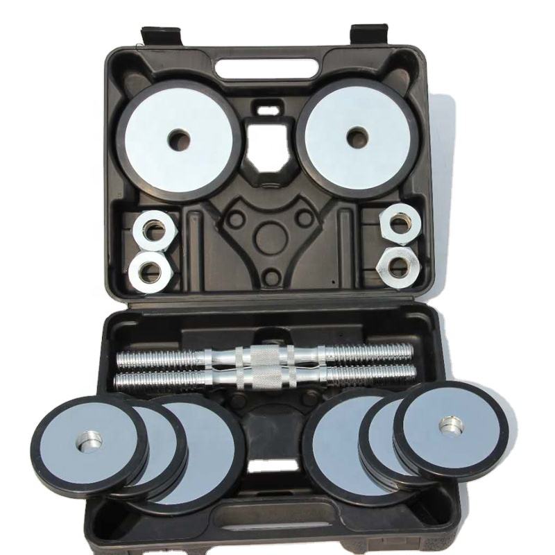 Gym Fitness Power Training Dumbbells Free Weight 30kg Adjustable Dumbbells Set