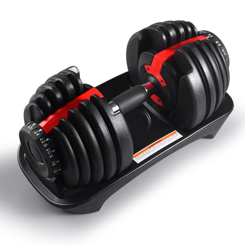 Adjustable 10-50kg Multiweight Options Dumbbell Set Anti-Slip Nylon Handle Custom Logo Barbell Weight Training 24kg Dumbbell