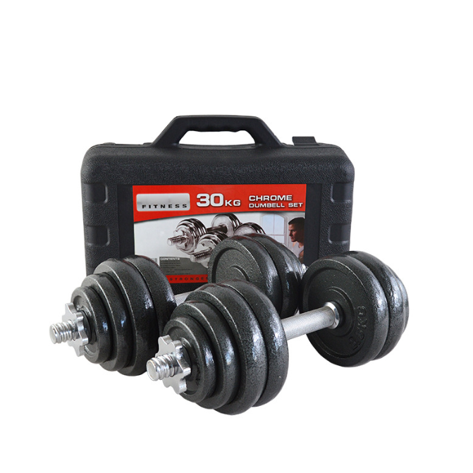 30KG 50KG Barbell Dumbbell Set Adjustable Dumbbell Set Gym Equipment Free Weights Fitness Dumbbells Set with Case