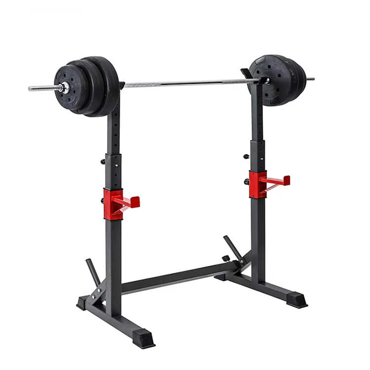 Home Gym Equipment Smith Barbell Hanger Full Rubber Weight Wall Mounted Flat Dumbbell Wall Mounted Folding Squat Rack