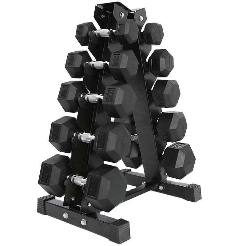 Wholesale Customization High Quality Environmental protection Cheap Fitness Equipment Free Weight Workout 5kg-50kg Hex Dumbbell