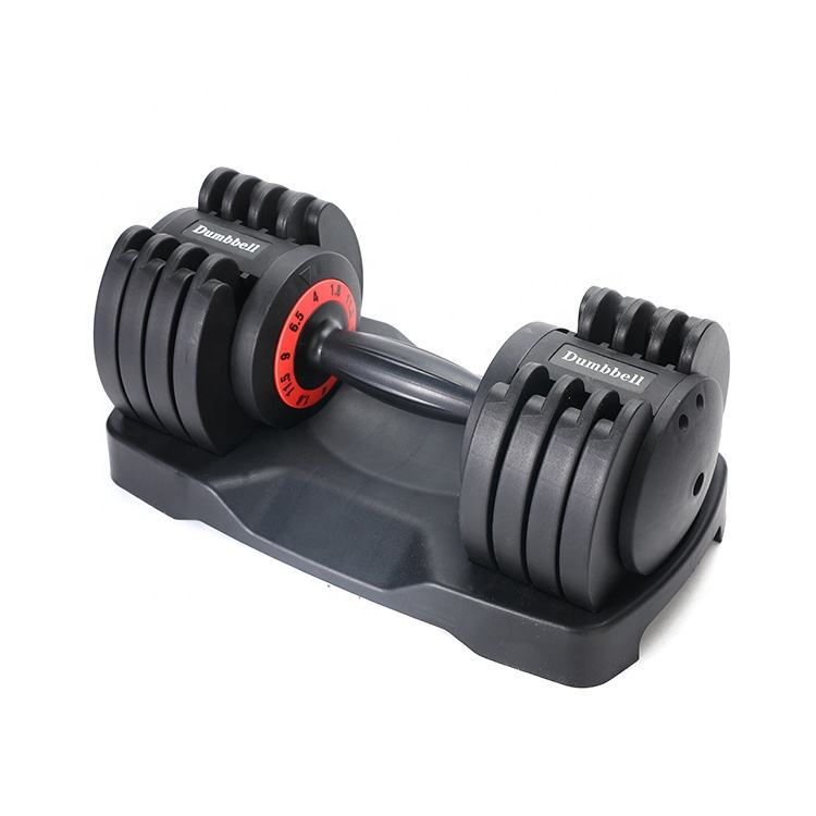 High Quality 25 LB Adjustable Dumbbells High Quality Cast Iron and PP Gym Dumbbell for Fitness