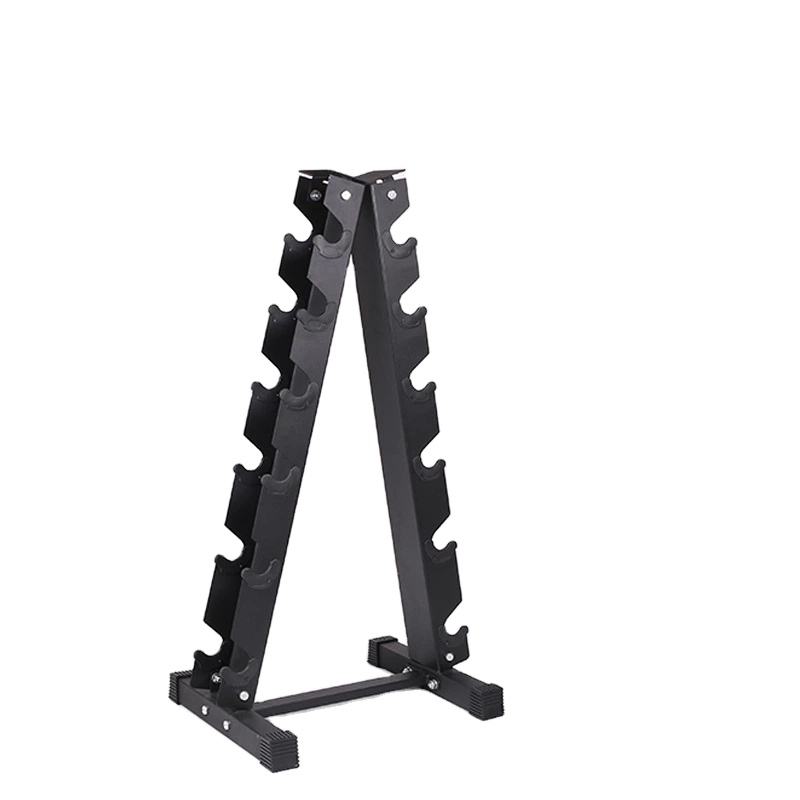 2021 in STOCK High Quality Hex Dumbbell Tree Rack 6 Pairs Dumbbell Rack Gym Fitness Equipment Stand