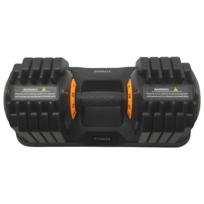 Gym Equipment Short Adjustable Dumbbell bar Handle with Collars Home Fitness Threaded Dumbbell Handle