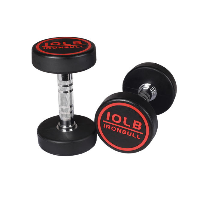 Home and Commercial Weight Lifting Rubber Dumbbell Set 5lb 10lb 15lb 20lb 25lb 30lb 35lb 40lb 45lb 50lb 100lb